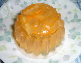 りんご酢ゼリー